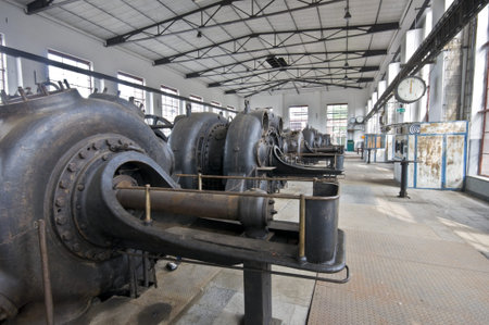 compressor hall of the disused cokery plant Hansa in Dortmund
