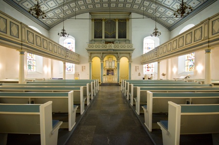 interior of the church St Georg in Hattingenのeditorial素材