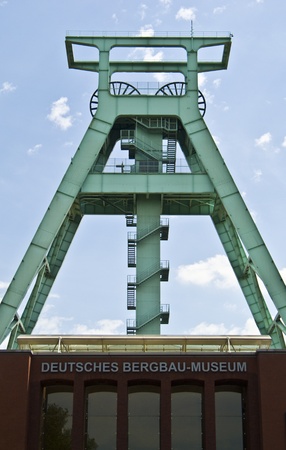 exterior of the german mining museum in Bochumの写真素材