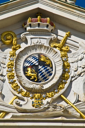 detail of palace Augustusburg in Bruehl near Cologneの写真素材