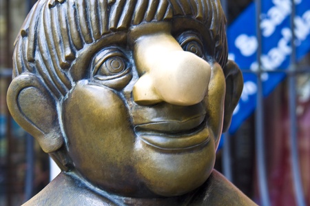 detail of the monument of Schael in Cologneのeditorial素材