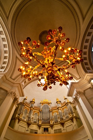 classical interior of the Cathedral of Helsinkiのeditorial素材