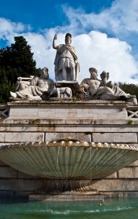 statue of the founders of Rome and the wolfの写真素材