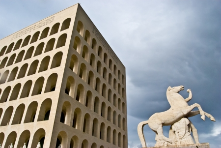 palace built for a world exhibition in Romeのeditorial素材