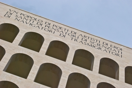 palace built for a world exhibition in Romeのeditorial素材