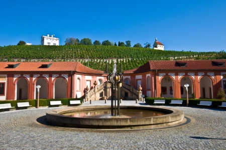 detail of the Palace Troja in Pragueのeditorial素材