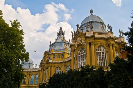 part of the famous Castle Vajdahunjad in Budapestのeditorial素材