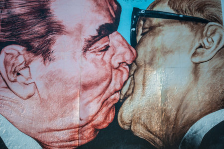 part of the famous East Side Gallery in Berlin