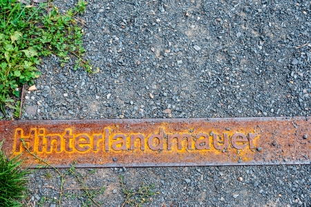 part of the Berlin Wall Memorial in the Bernauer Streetのeditorial素材