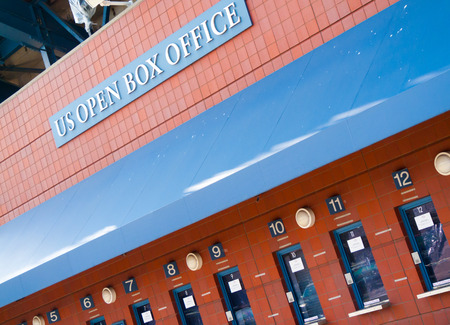 part of the famous tennis park in New York Cityの写真素材