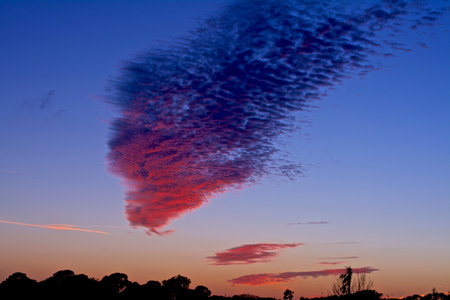 Cloud in different colors 