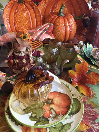 Thanksgiving table settingの素材