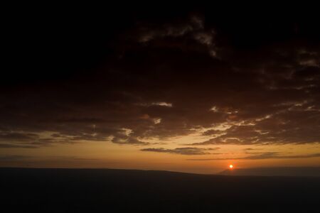 Sunrise over yorkshire dales valley near Arncliffe, Littondale, north yorkshireの写真素材