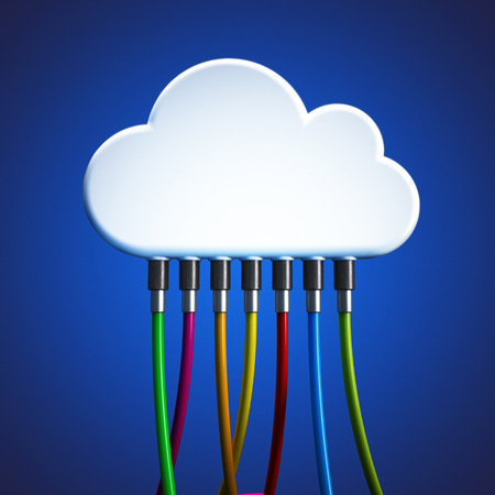 Cloud computingの写真素材