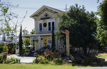 Late Nineteenth Century Homelife in a San Jose Farmhouse.の写真素材