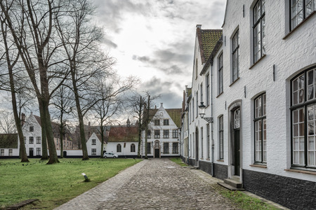 City landscape, Bruges, Belgiumのeditorial素材