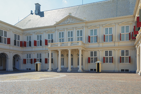 May 12, 2016 , a picture of the Noordeinde Palace in The Hague in the Netherlands, the future residence of the king.のeditorial素材