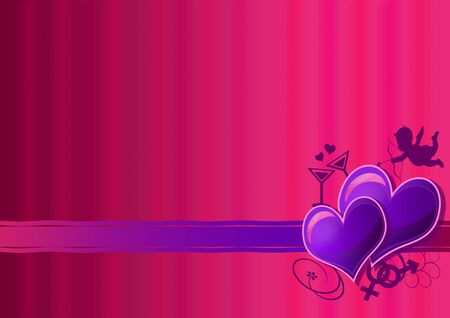 Valentines backgroundの写真素材