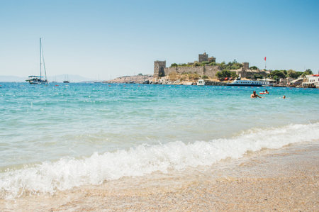 Turkish seaside landscapeのeditorial素材