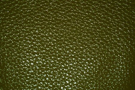 Dark green leather texture with relief and close-upの写真素材