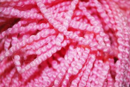Texture of wide pink threads close-upの写真素材