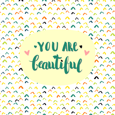 Vector Hand Drawn Lettering, Curves Line, Plants An Dots. Calligraphy for banners, labels, signs, prints, posters, web.Wordのイラスト素材