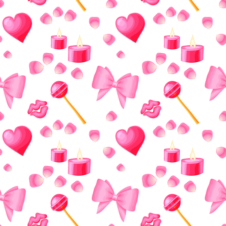 Valentines day  patternのイラスト素材