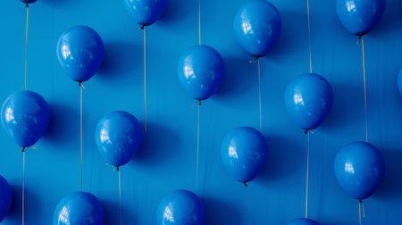 2025 flying balloons on solid background, symbolizing new year, christmas, and future conceptsの素材