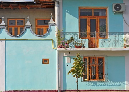 Samarkand: traditional uzbek houseの写真素材