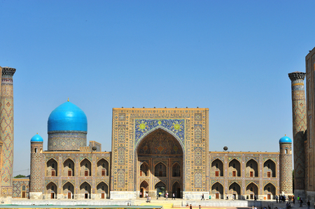 Samarkand, Uzbekistan. Registan ensemble. 11 of September 2017のeditorial素材