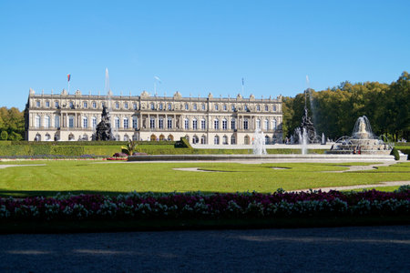 Luxembourg Palace in Luxembourgの写真素材