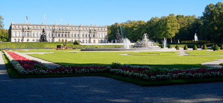 Luxembourg Palace in Luxembourgの写真素材