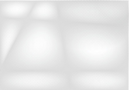 Halftone white and grey background. Abstract decorative web layout or poster, banner. Abstract halftone background for concept design. Abstract digital geometric background. Modern vector designのイラスト素材