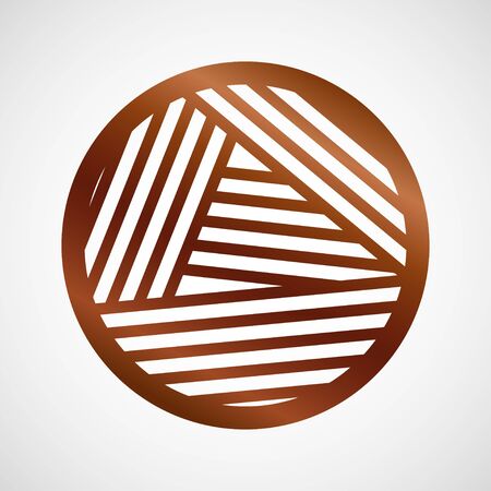 Vector coaster design for laser cut from wood, plywood or metal. Cutting wooden panel. Vector illustration isolated. Laser cut wood coasters. Geometric decorative designs. Cutout circle silhouetteのイラスト素材