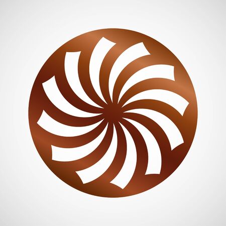 Vector coaster design for laser cut from wood, plywood or metal. Cutting wooden panel. Vector illustration isolated. Laser cut wood coasters. Geometric decorative designs. Cutout circle silhouetteのイラスト素材
