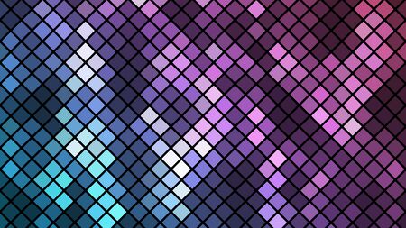 Abstract background with modern colorful vector mosaic design. Colorful gradient mosaic backdrop. Modern geometric texture. Abstract digital technology design. Beautiful vector patternのイラスト素材