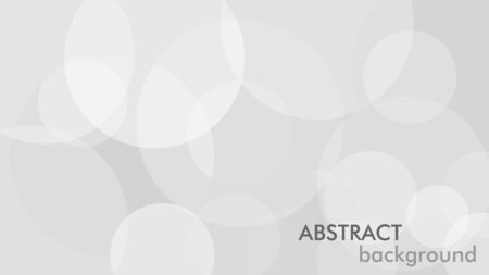 Abstract background with gray circle. White and grey abstract modern transparency circle presentation background. Vector circles template vector design. Object web design. Round shape. Minimal posterのイラスト素材