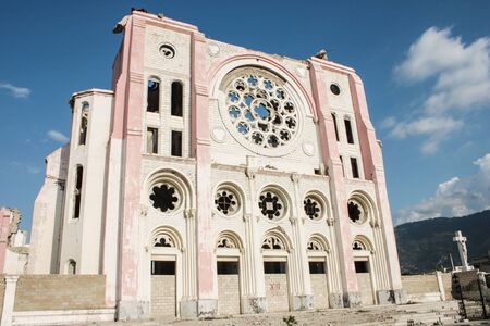 Haitian Church earthquake disaster religionの写真素材