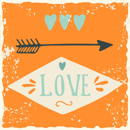 Valentine's day design elements. EPS 10.のイラスト素材