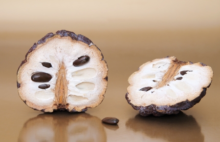 Dried custard apples.の写真素材