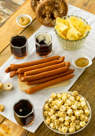 Traditional October fest food.の写真素材