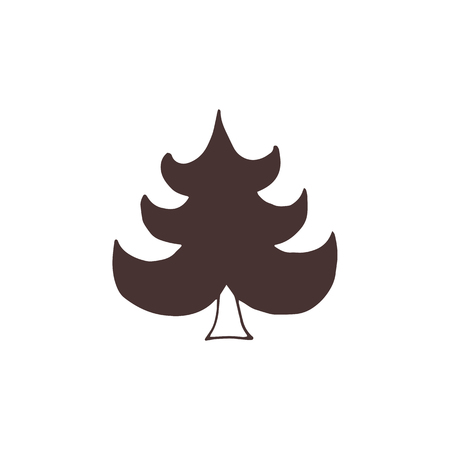 Vector Christmas treeのイラスト素材