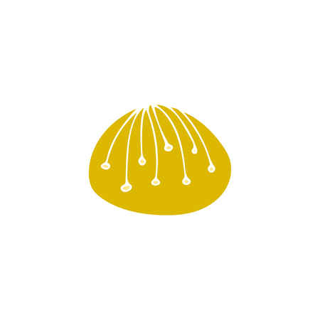 Vector hand drawn sea shell. Isolated individual object.のイラスト素材