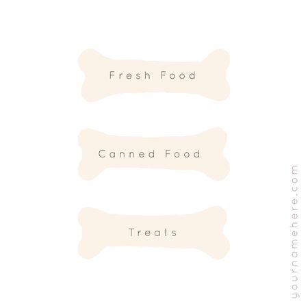 Vector hand drawn objects with a text. Vector minimal background for a pet related topic with bones.のイラスト素材