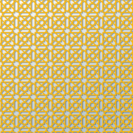 seamless pattern Morocco  yellow colorのイラスト素材