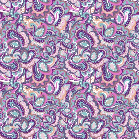 paisley seamless backgroundのイラスト素材