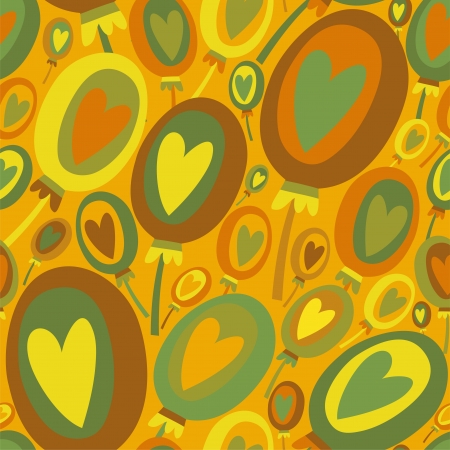 Colorful Balloons seamless patternのイラスト素材