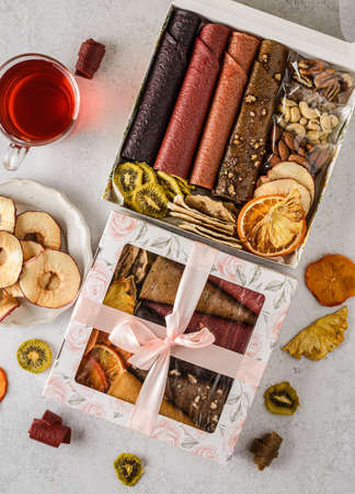 set of pastilles and dried fruits. high quality photoの写真素材