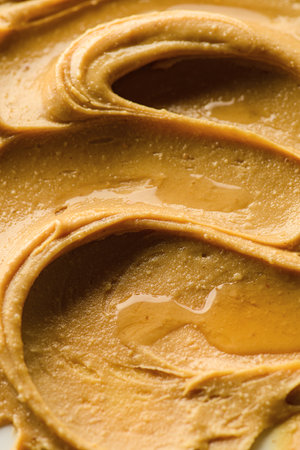 the texture of peanut butter. High quality photoの写真素材