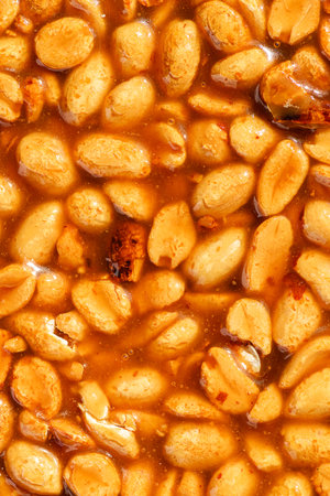 kozinaki dessert made of peanuts and molasses. High quality photoの写真素材
